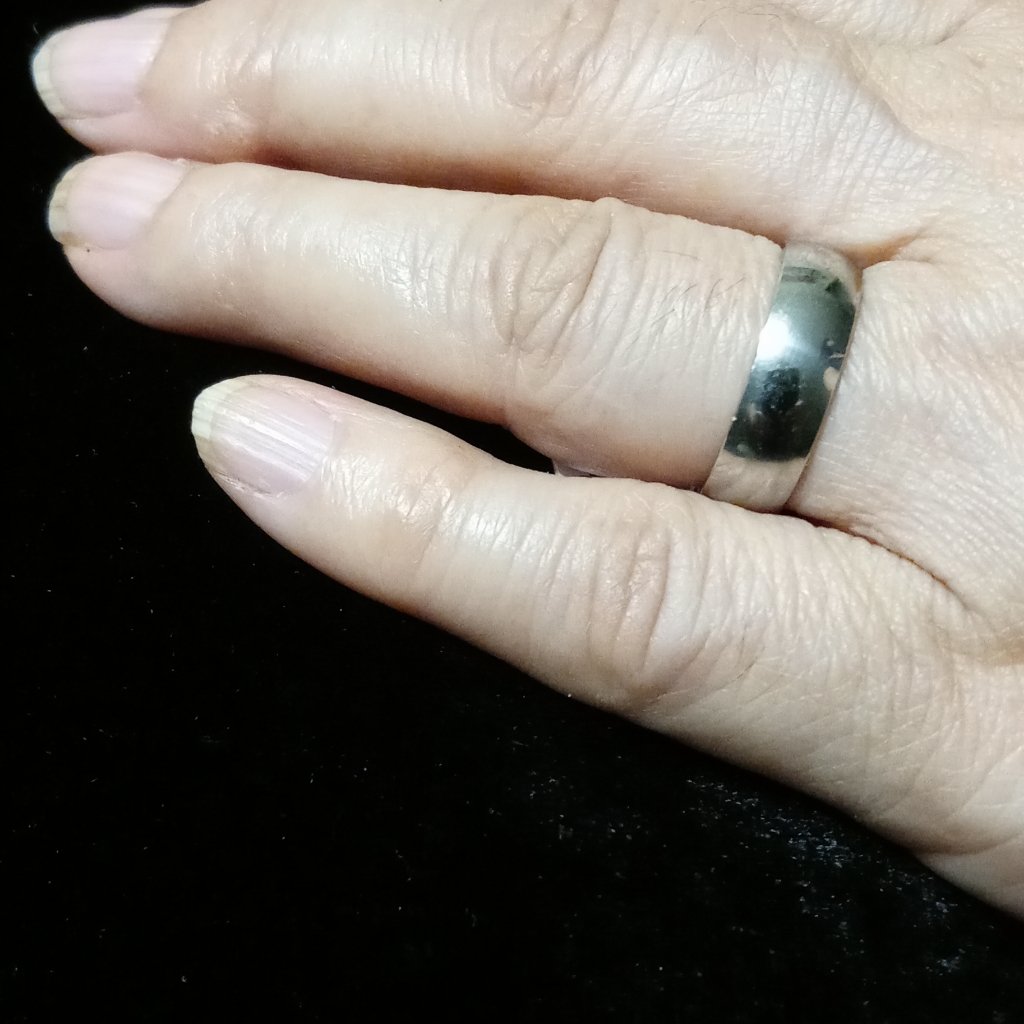 Stainless Steel Ladies Wedding Band